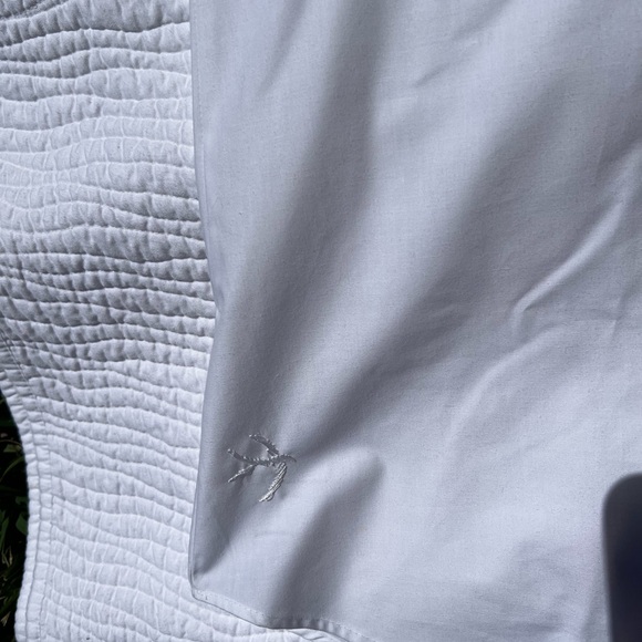 Mi Golondrina Valentina Ruffled V-Neck Sleeveless Top - White Size medium - Picture 9 of 11